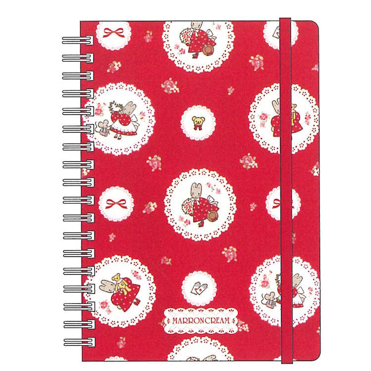 楽天市場】マロンクリーム WリングノートB6 ダブルリング ノート メモ