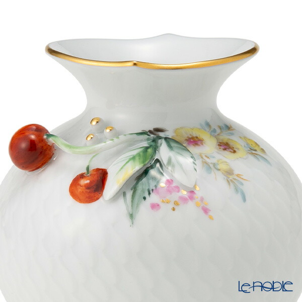 楽天市場】マイセン (Meissen) 波の戯れ 719391／50144 花瓶 チェリー