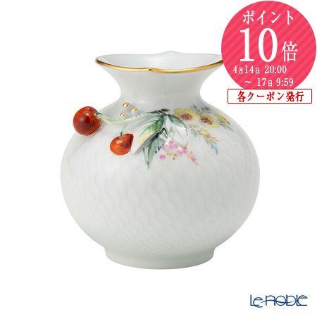 楽天市場】マイセン (Meissen) 波の戯れ 719391／50144 花瓶 チェリー