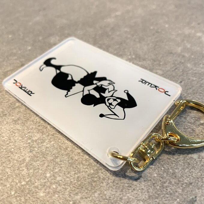 楽天市場】【送料無料】JOKER トランプ風キーホルダー トランプ