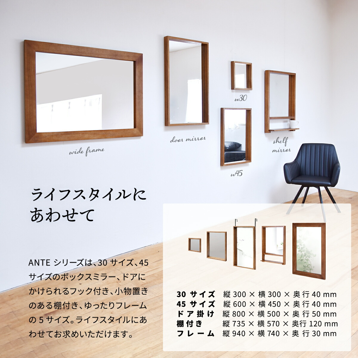 楽天市場】【2/23まで最大P10倍】鏡 壁掛け ミラー おしゃれ 70×94cm