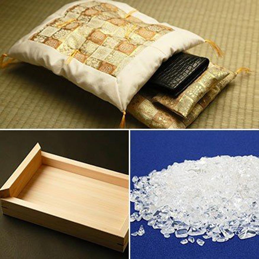 楽天市場】元祖 財布の布団休養3点セット (金運財布ふとん一式・国産