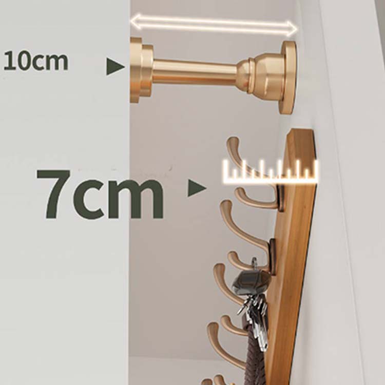 楽天市場】壁掛けフック ウォールハンガー 木製 ウォールフック 4連 5