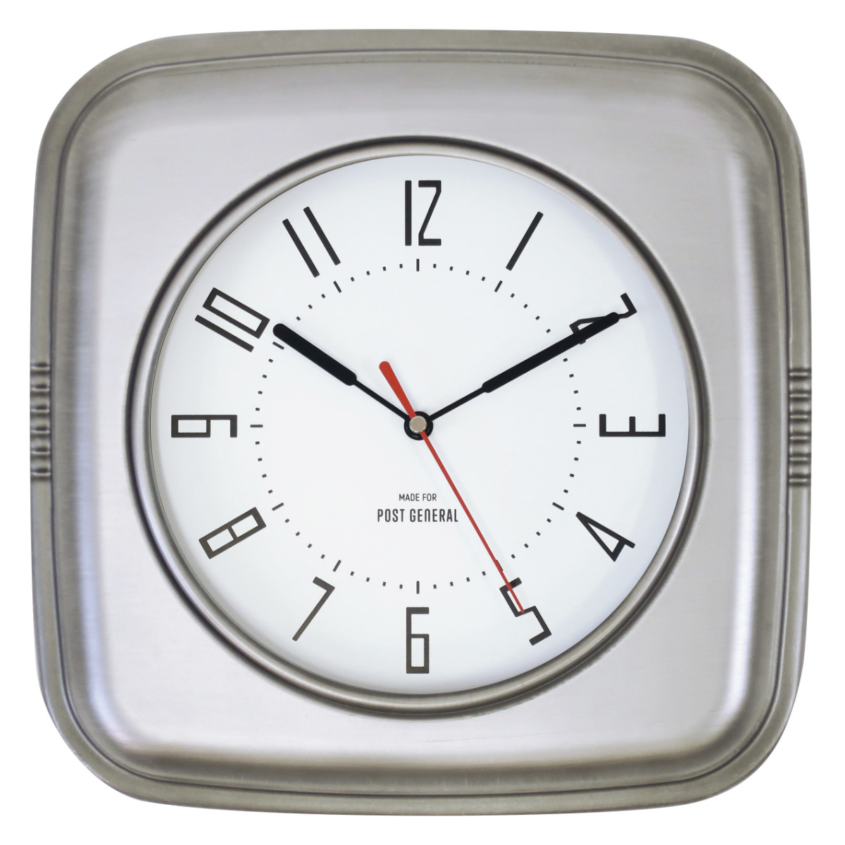 楽天市場】掛け時計 ポストジェネラル ビスファム 電池式 連続秒針