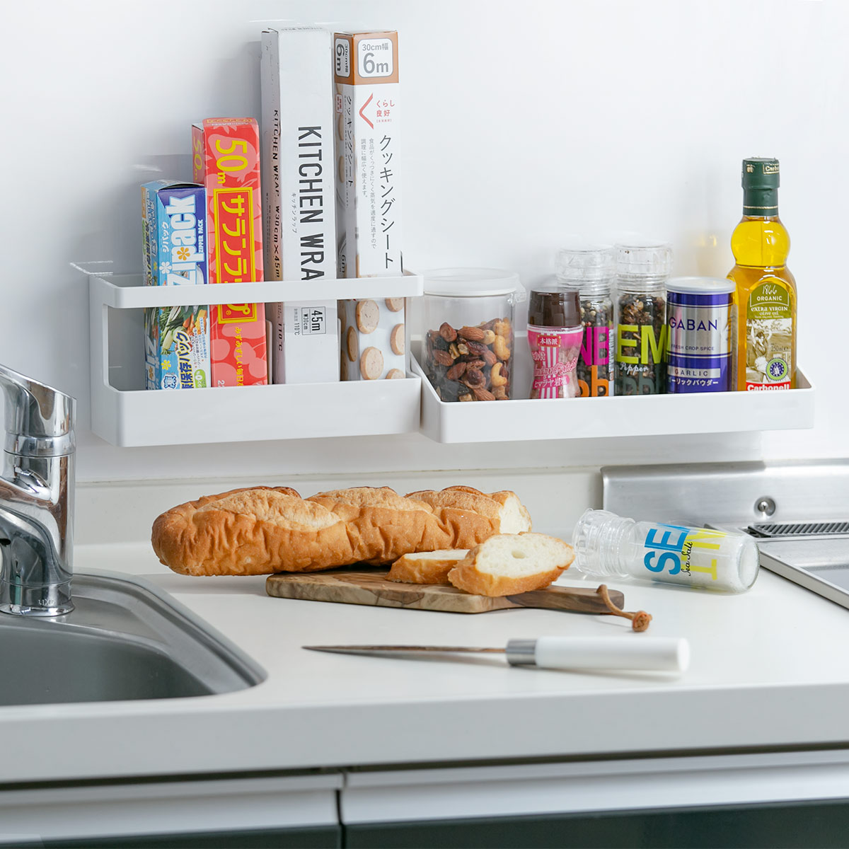 楽天市場】調味料ラック 吸着シート ポゼ （ 調味料スタンド スパイス