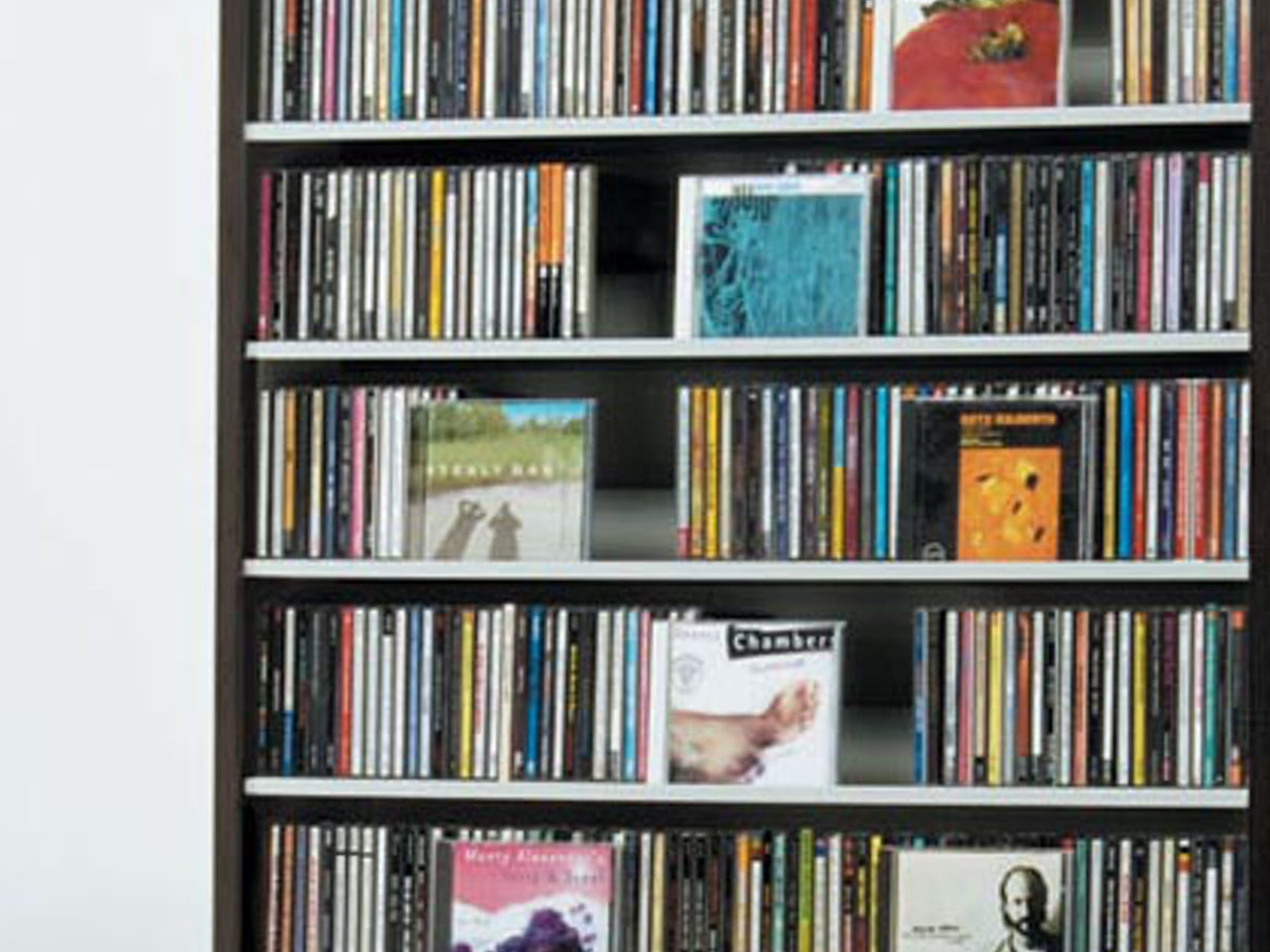 楽天市場】CDラック 幅80cm 12段 大量収納ストッカー （ ラック 棚