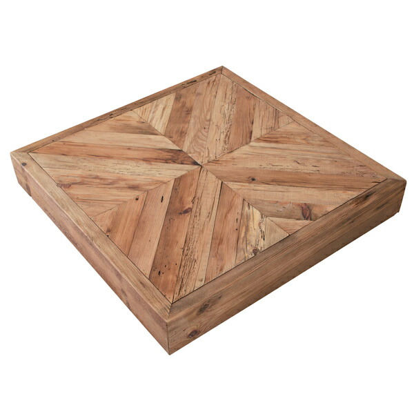 楽天市場】ローテーブル 幅100cm 木製 天然木 古材 正方形