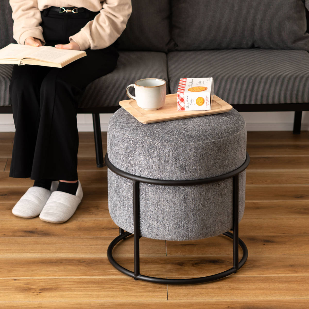 0524 TOLIX スツール 45cm Tolix トリックス H 45 Stool Raw Steel H