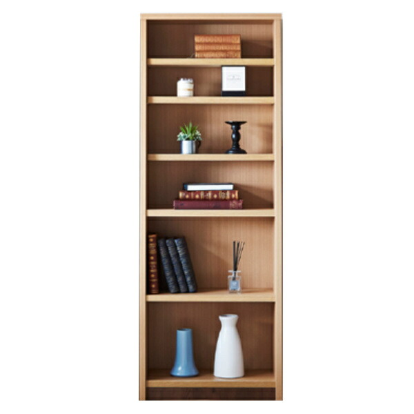 楽天市場】本棚 木製 ブックシェルフ 強化棚板 日本製 幅67cm 高さ