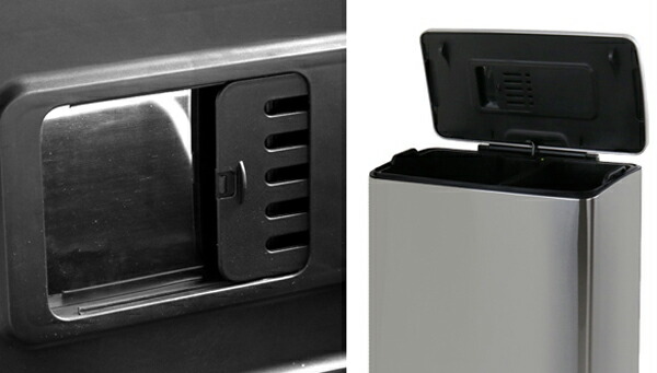 楽天市場】EKO ゴミ箱 28L+18L ネオキューブ ステップピン （ 送料無料