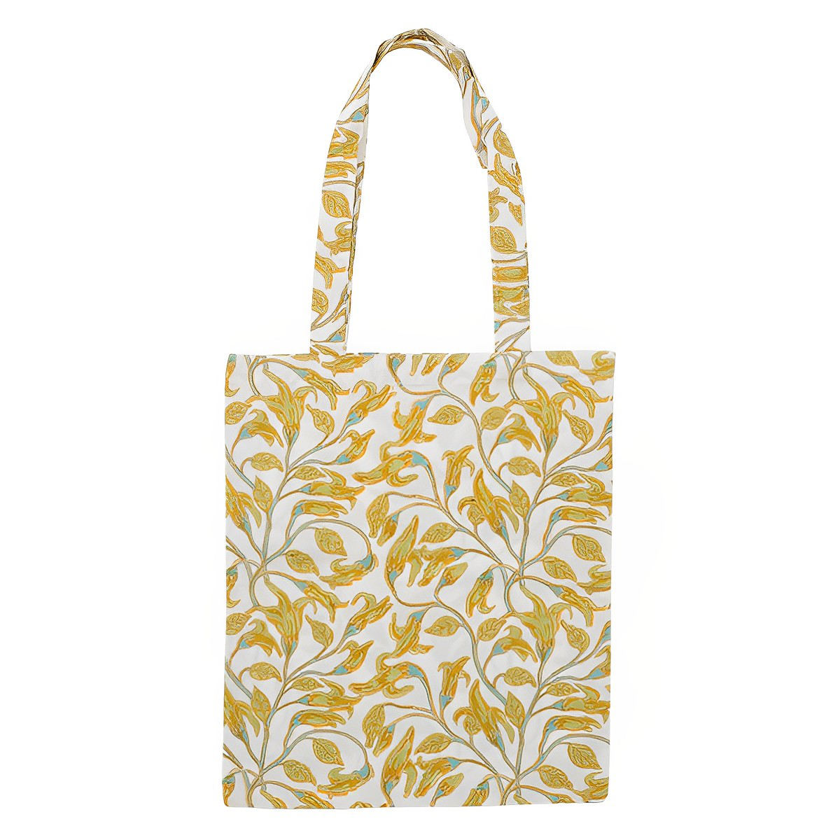 楽天市場】トートバッグ ブロックプリント 花柄 レディース A4 綿100