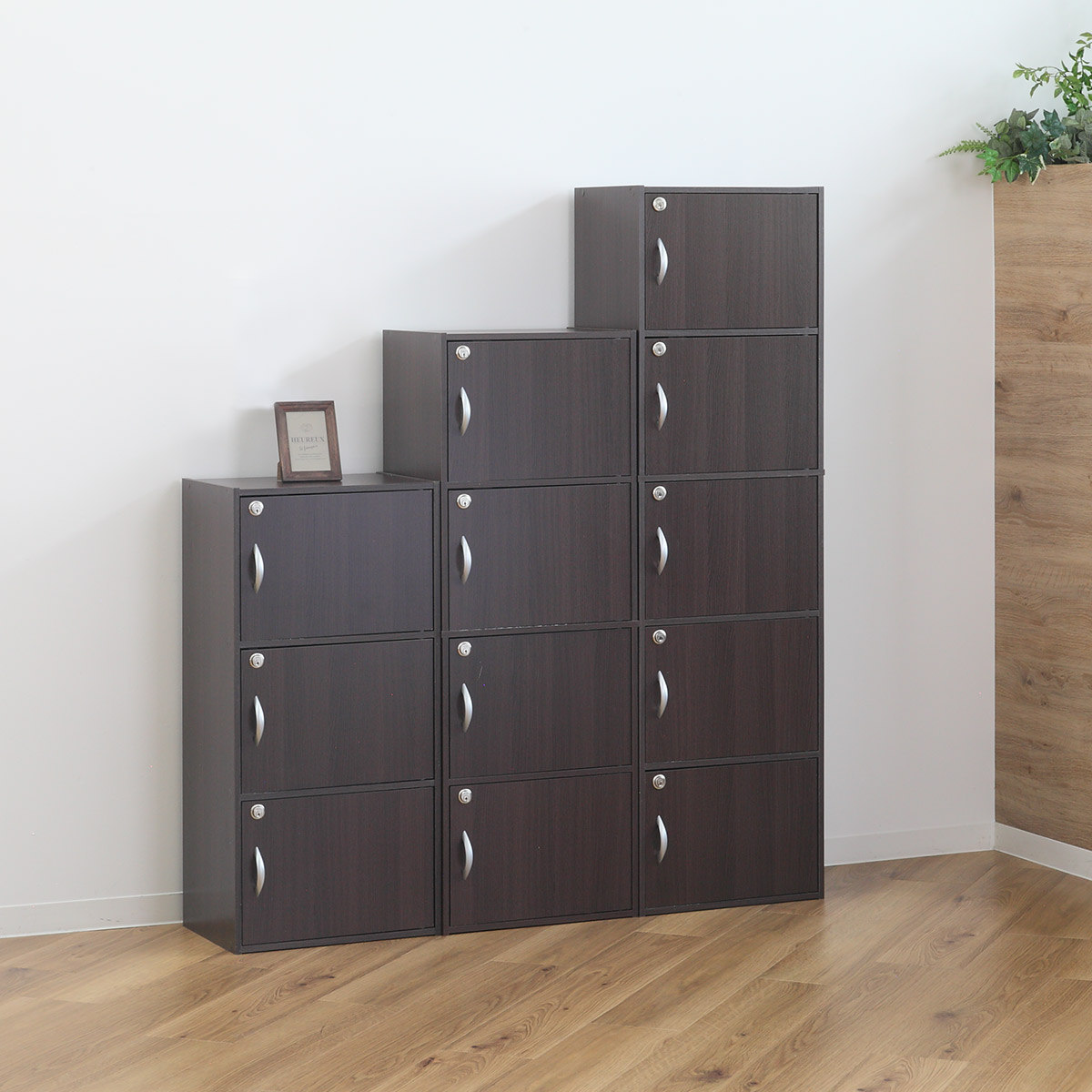 楽天市場】カラーボックス 5段 全段鍵付 幅42cm （ 送料無料 収納 家具