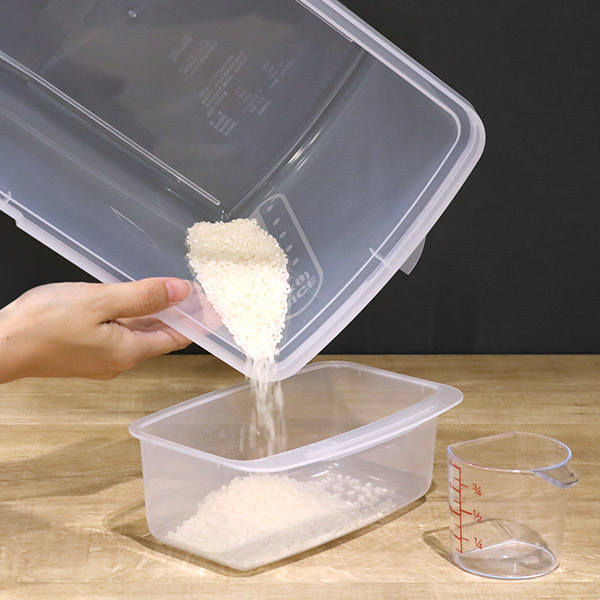 楽天市場】米びつ 10kg 米びつ革命 （ 計量カップ付き 米櫃 ライス