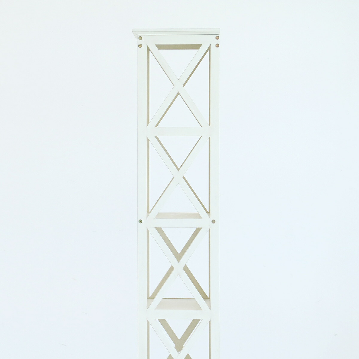 楽天市場】ラック 4段シェルフ 天然木 フレンチカントリー調 ine 幅