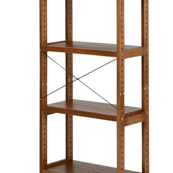 楽天市場】オープンラック 4段 ワイド 木製 フリーラック 幅90cm