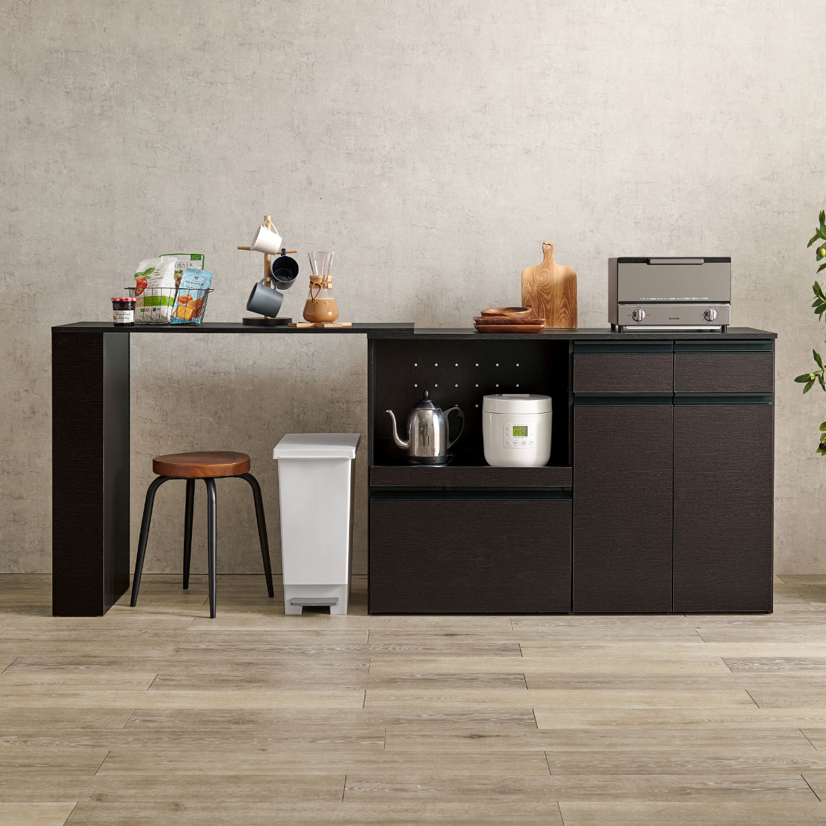 楽天市場】拡張テーブル 幅89cm 幅118cm専用 キッチンカウンター