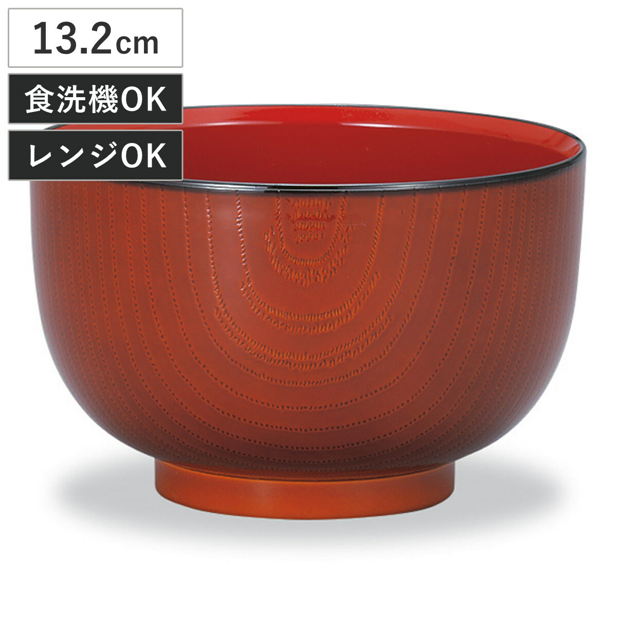 楽天市場】メラミン 風合鉢 小うどん鉢 黒 (149×76mm・710cc) マンネン