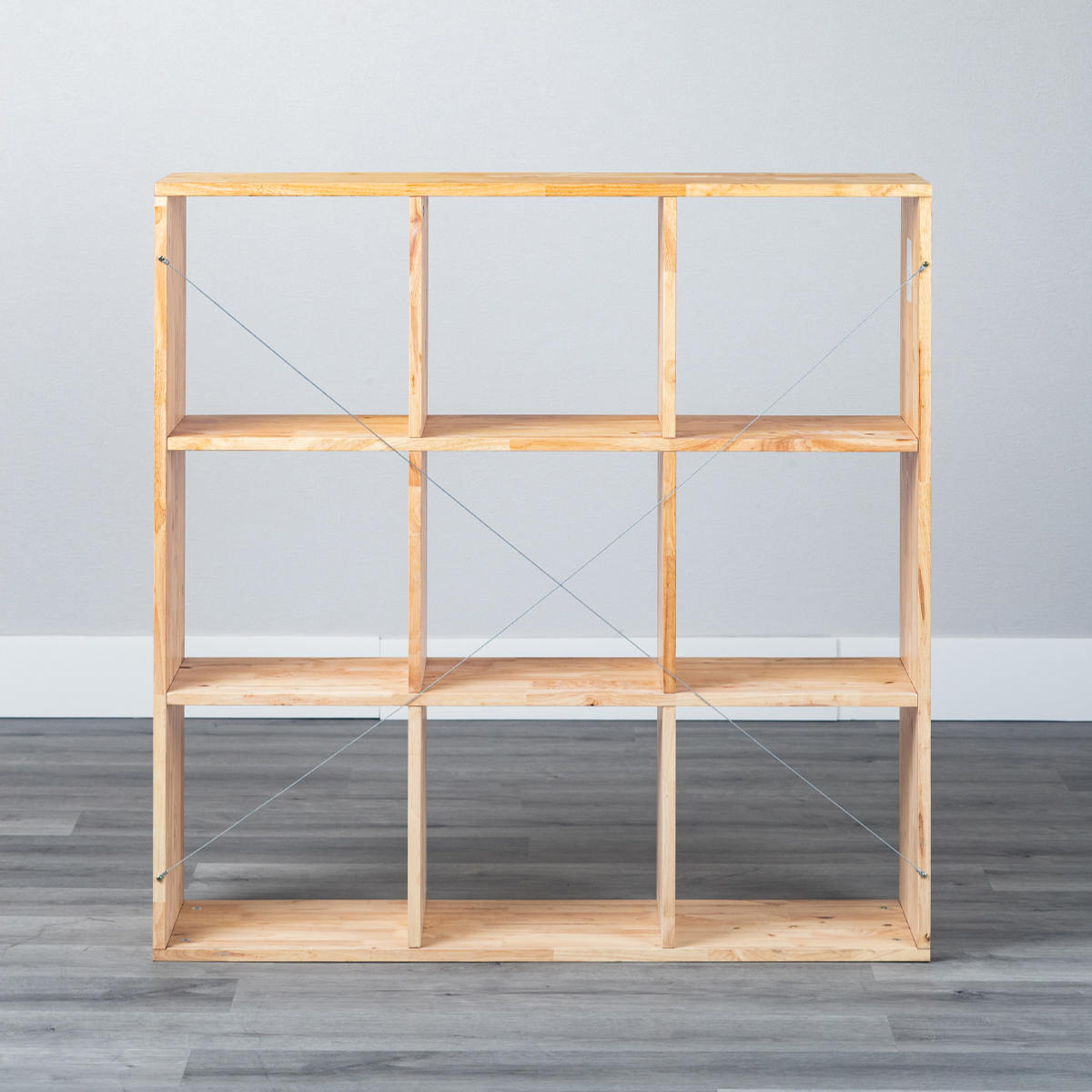 楽天市場】オープンシェルフ 3×3 幅109cm ラバーウッド 無垢材