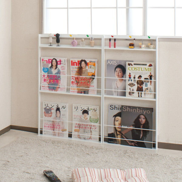 楽天市場】超薄型 壁面収納 ミニマガジンラック 幅59cm （ 送料無料