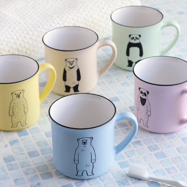 楽天市場】歯磨きコップ BEAR うがいコップ タンブラー 歯磨き