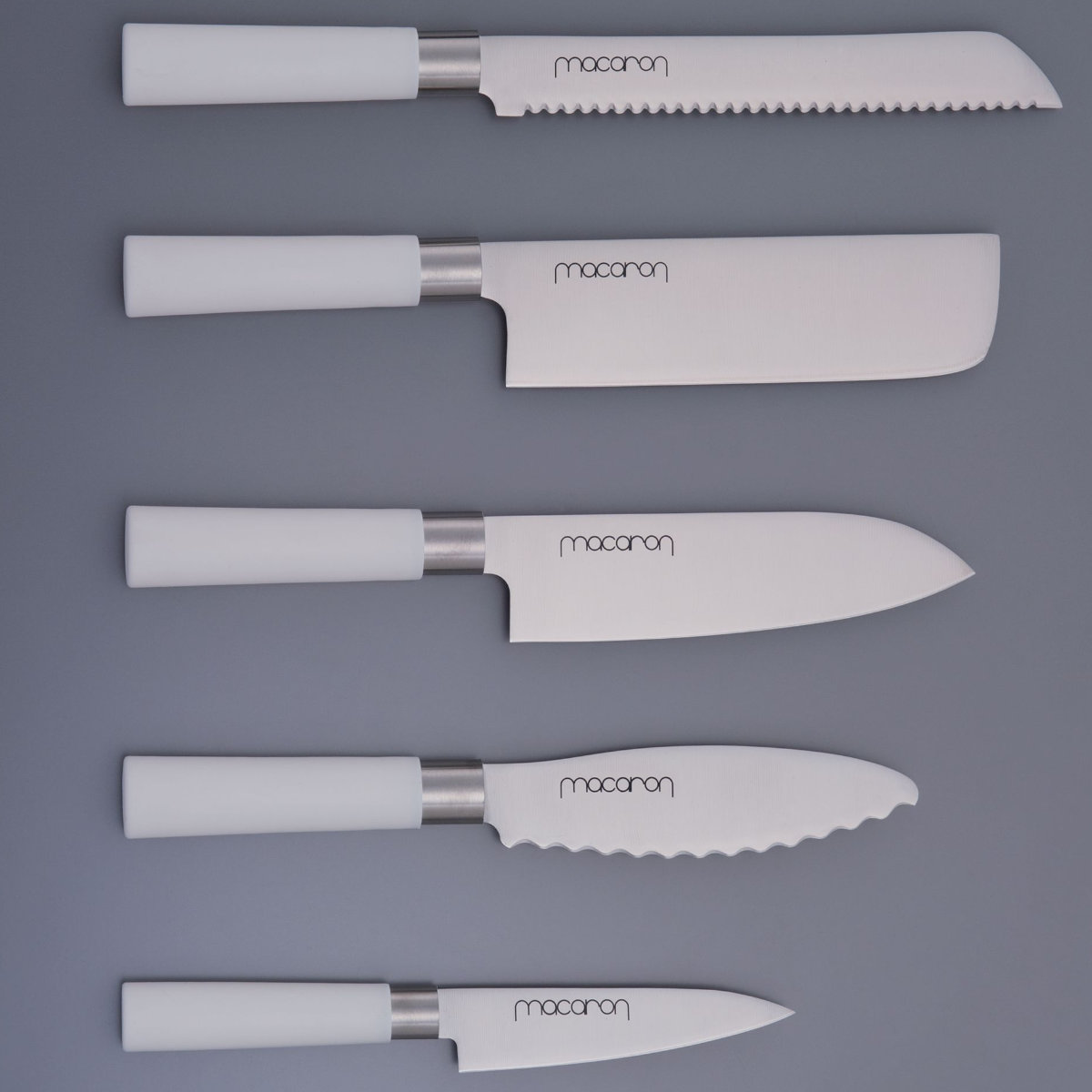 楽天市場】パン切り包丁 凸刃 20cm MACARON （ パン切り 食パン