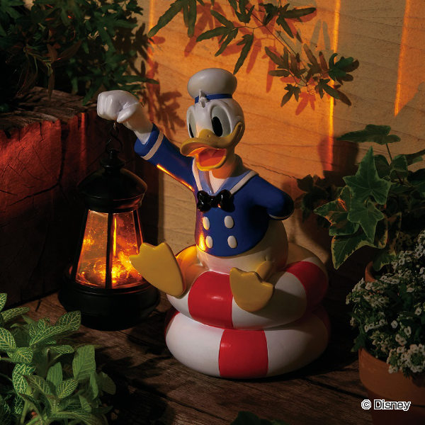 楽天市場】ガーデンオーナメント ソーラーライト ドナルドダック