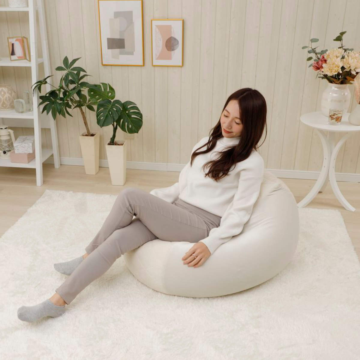 楽天市場】ビーズクッション ダイヤキルト Lサイズ 2WAY カバー洗濯可