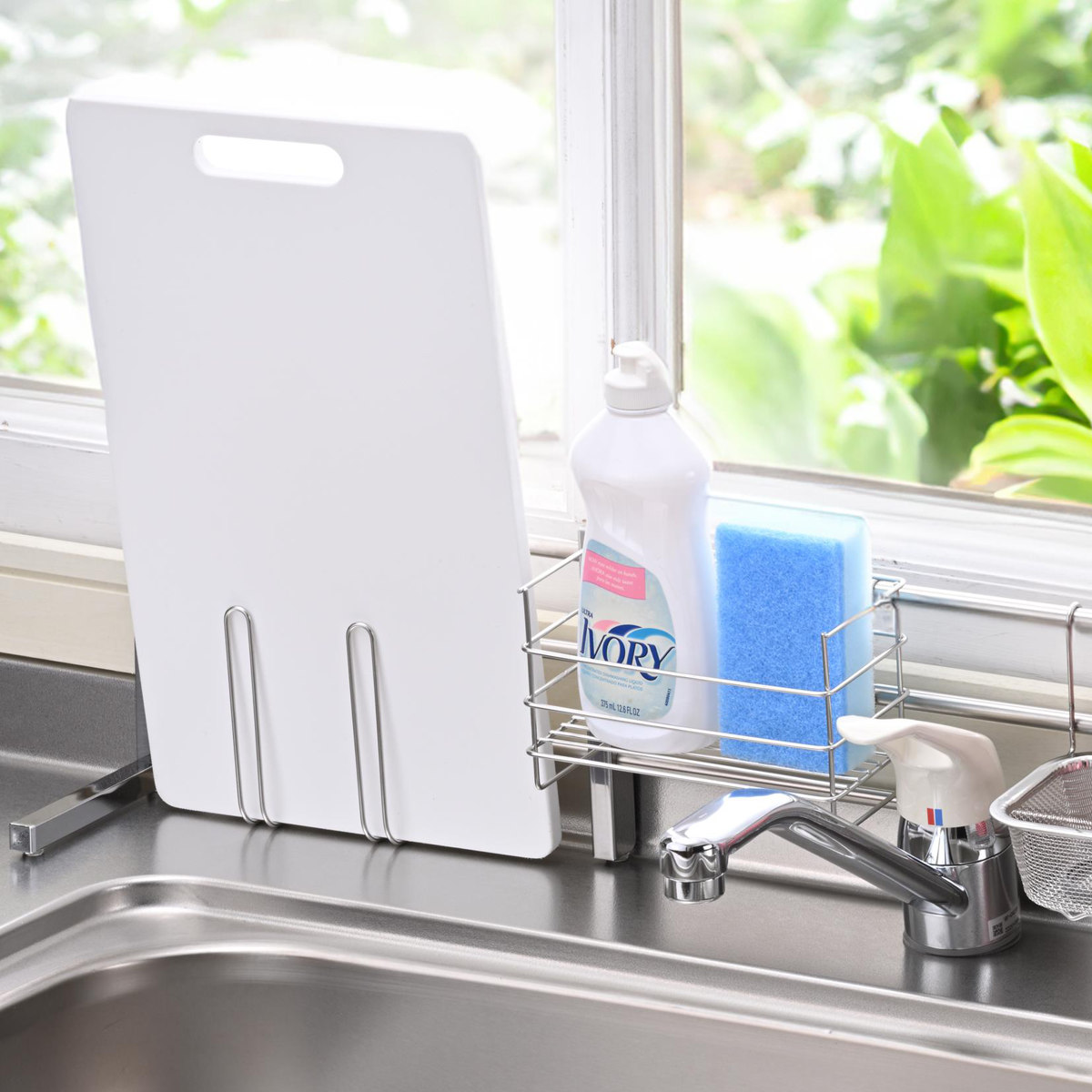 楽天市場】キッチン収納 オールステンレス スライド式 シンク奥 マルチ