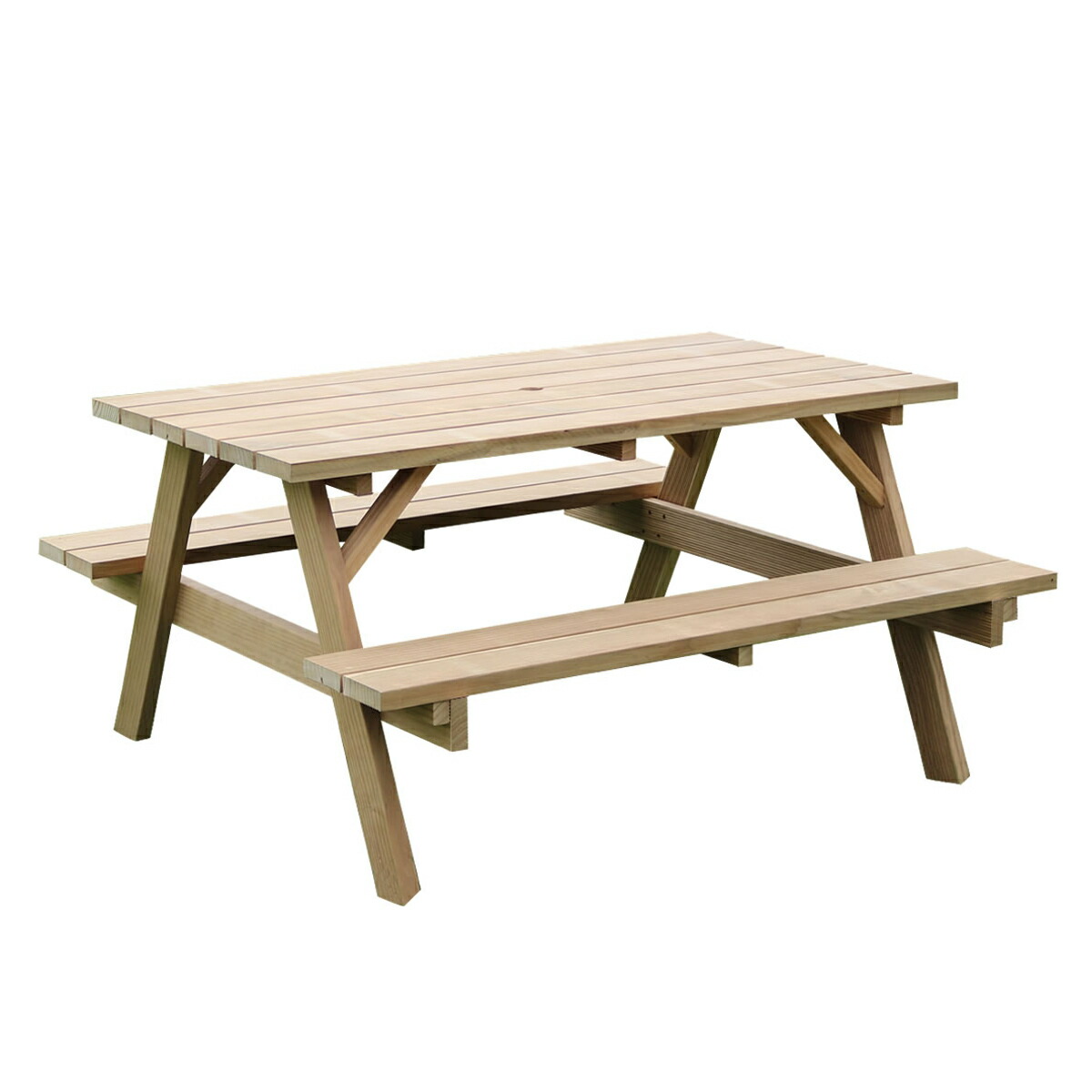 楽天市場】ガーデンテーブル 日本製ニュージーランドパインピクニック
