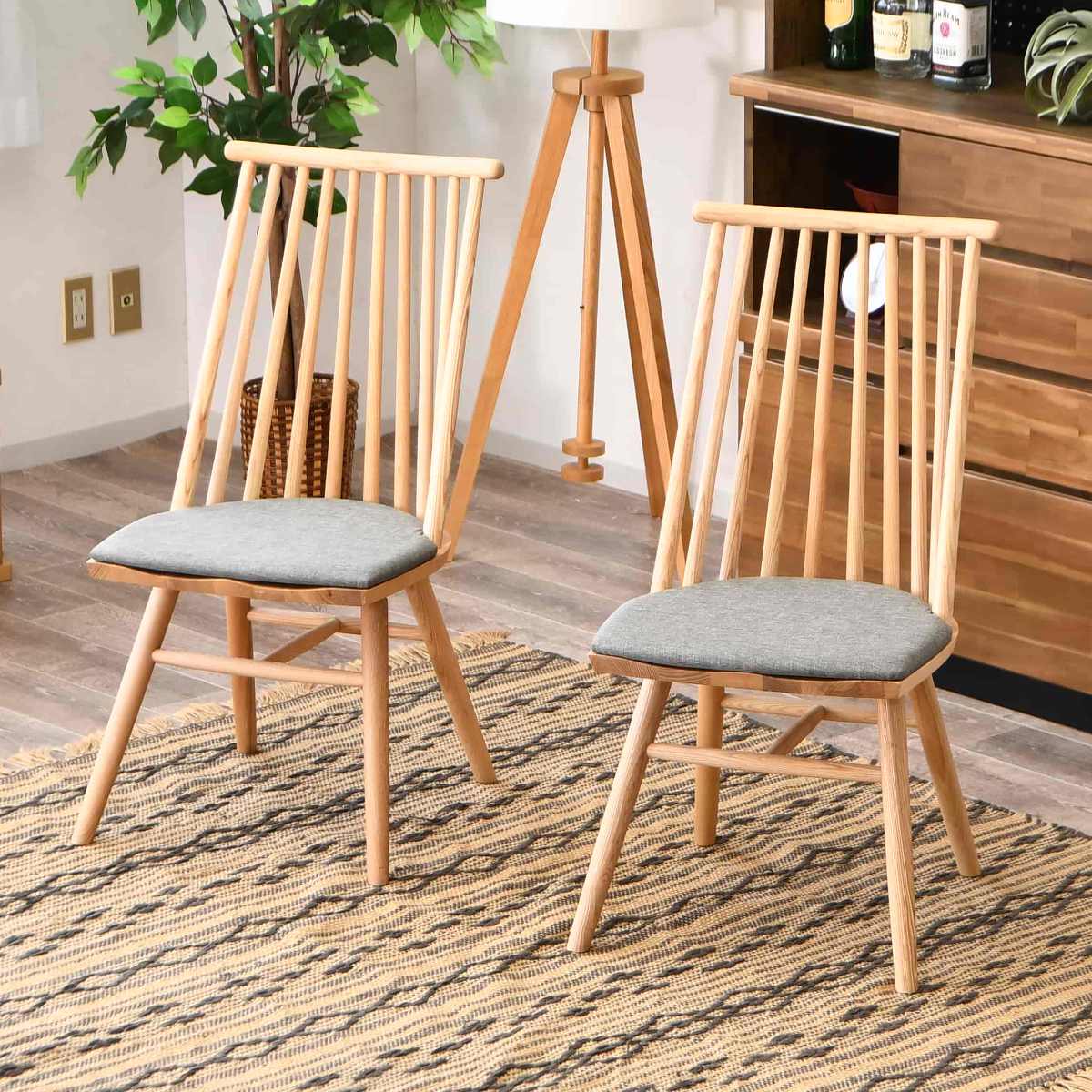 楽天市場】ダイニングチェア 同色2脚セット 座面高43cm バローネ