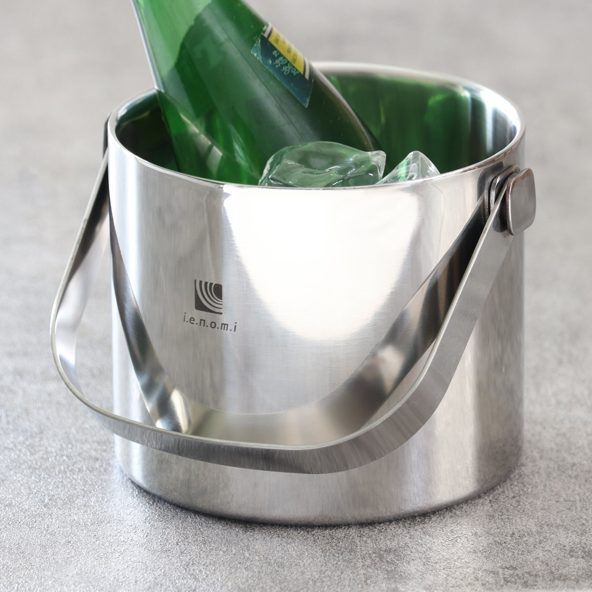 楽天市場】アイスペール 1.5L IENOMI ステンレス 二重構造 （ 氷バケツ