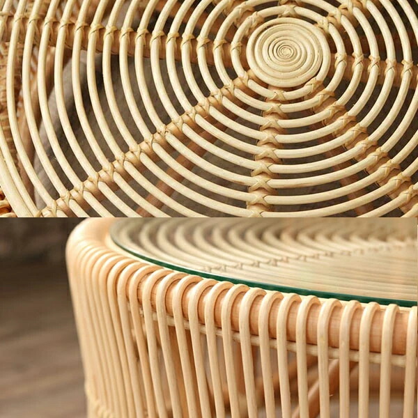 楽天市場】籐 ローテーブル ラタン 円形 軽量 天然素材 （ ラタン