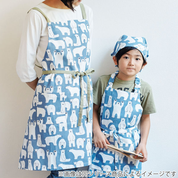 楽天市場】エプロン 白くま コニー 綿100％ （ キッチンエプロン 台所