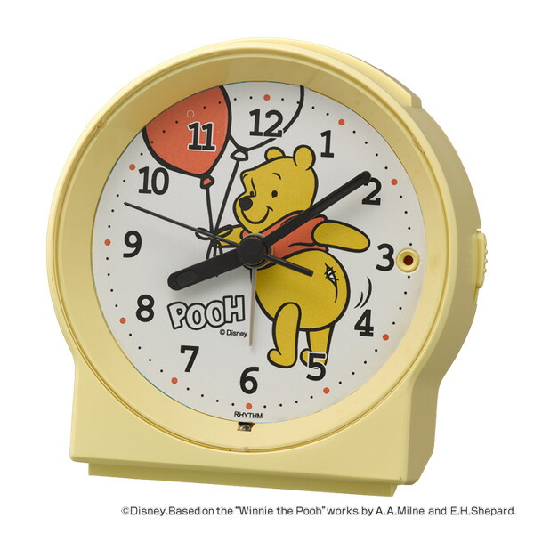 楽天市場】目覚まし時計 くまのプーさん 時計 ライト付き 置き時計
