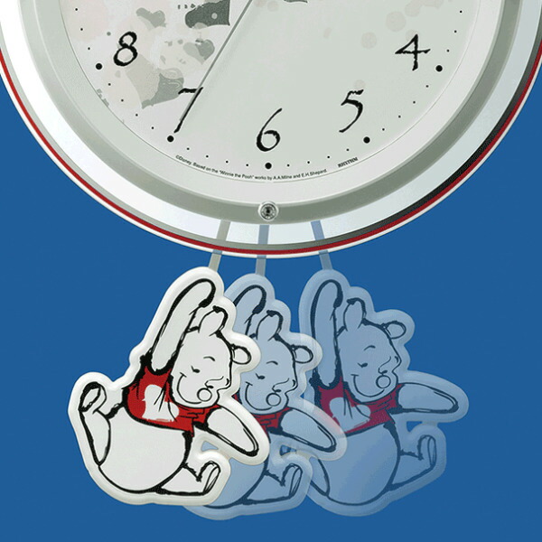 楽天市場】振り子時計 ディズニー くまのプーさん振り子時計