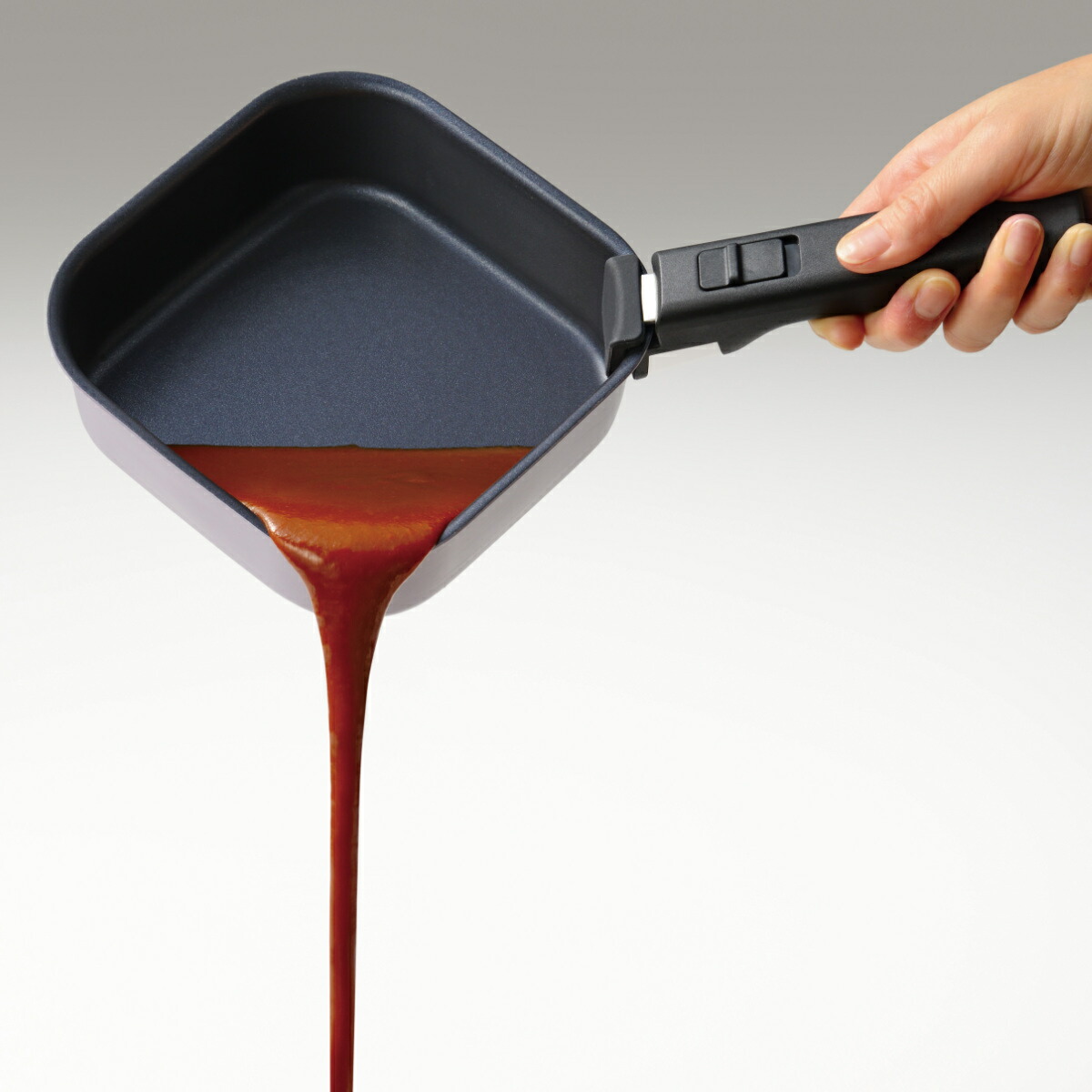 楽天市場】フライパン・鍋 4点セット 16cm IH対応 角型 着脱ハンドル式