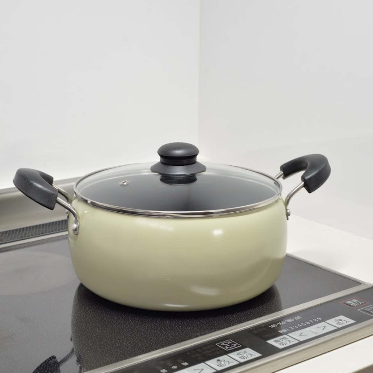 楽天市場】両手鍋 22cm IH対応 コロージュ ガラス蓋付き 炊飯 5合