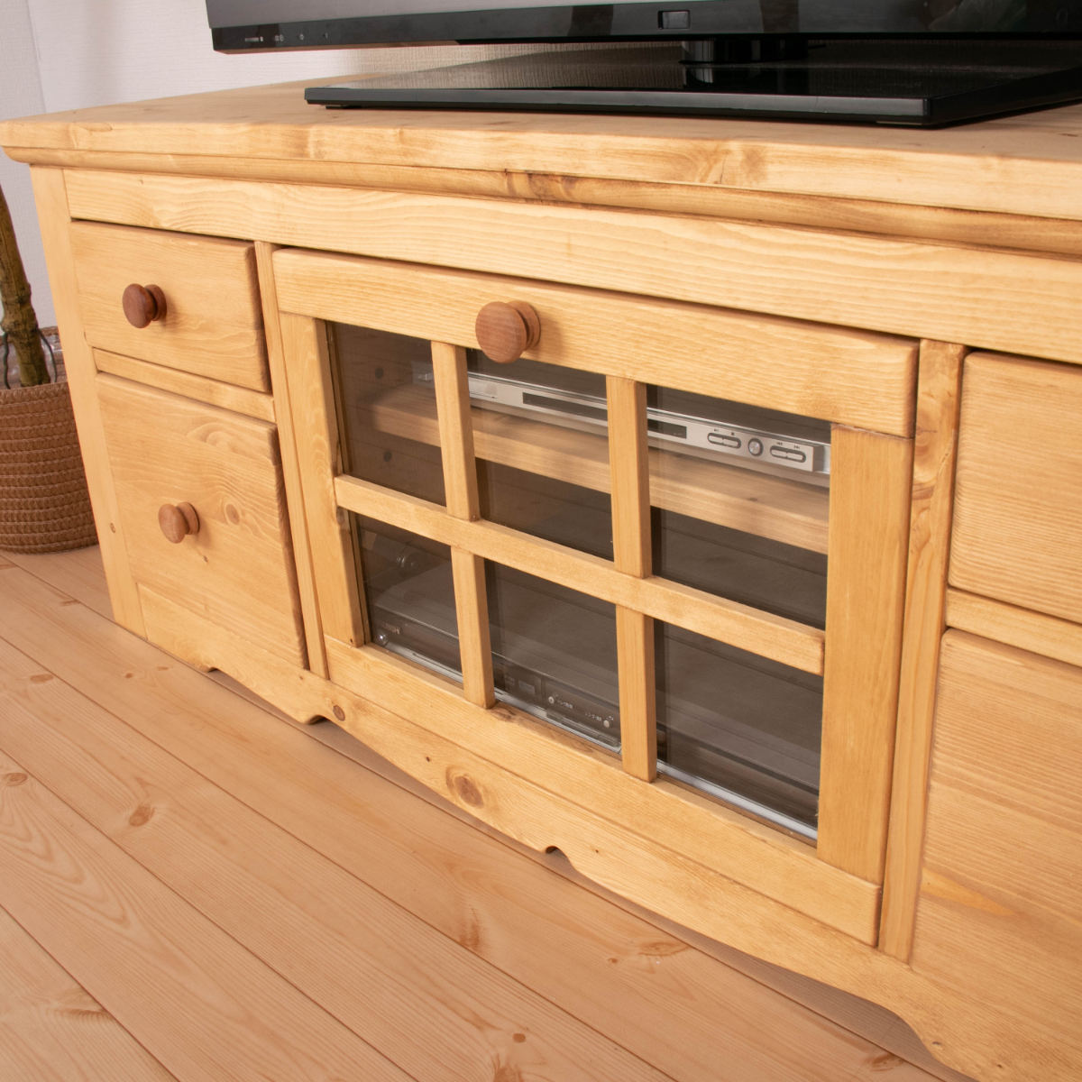 楽天市場】テレビ台 ローボード カントリー調 パイン材 Farmer 幅120cm