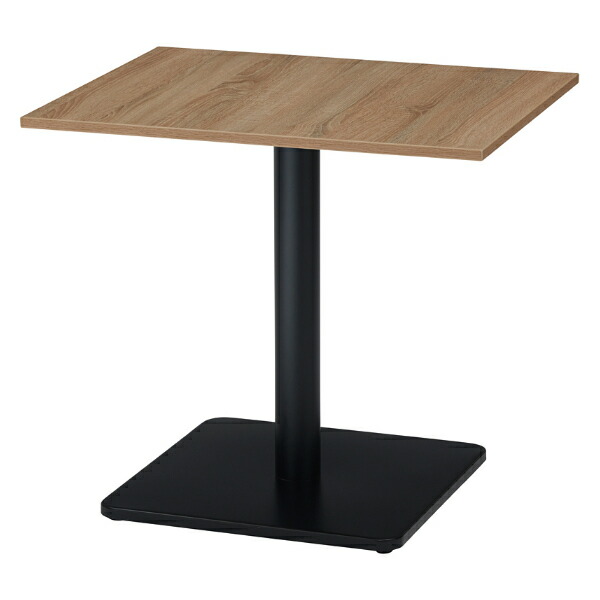 楽天市場】テーブル 幅60cm 奥行75cm 木目調 カフェテーブル 角型