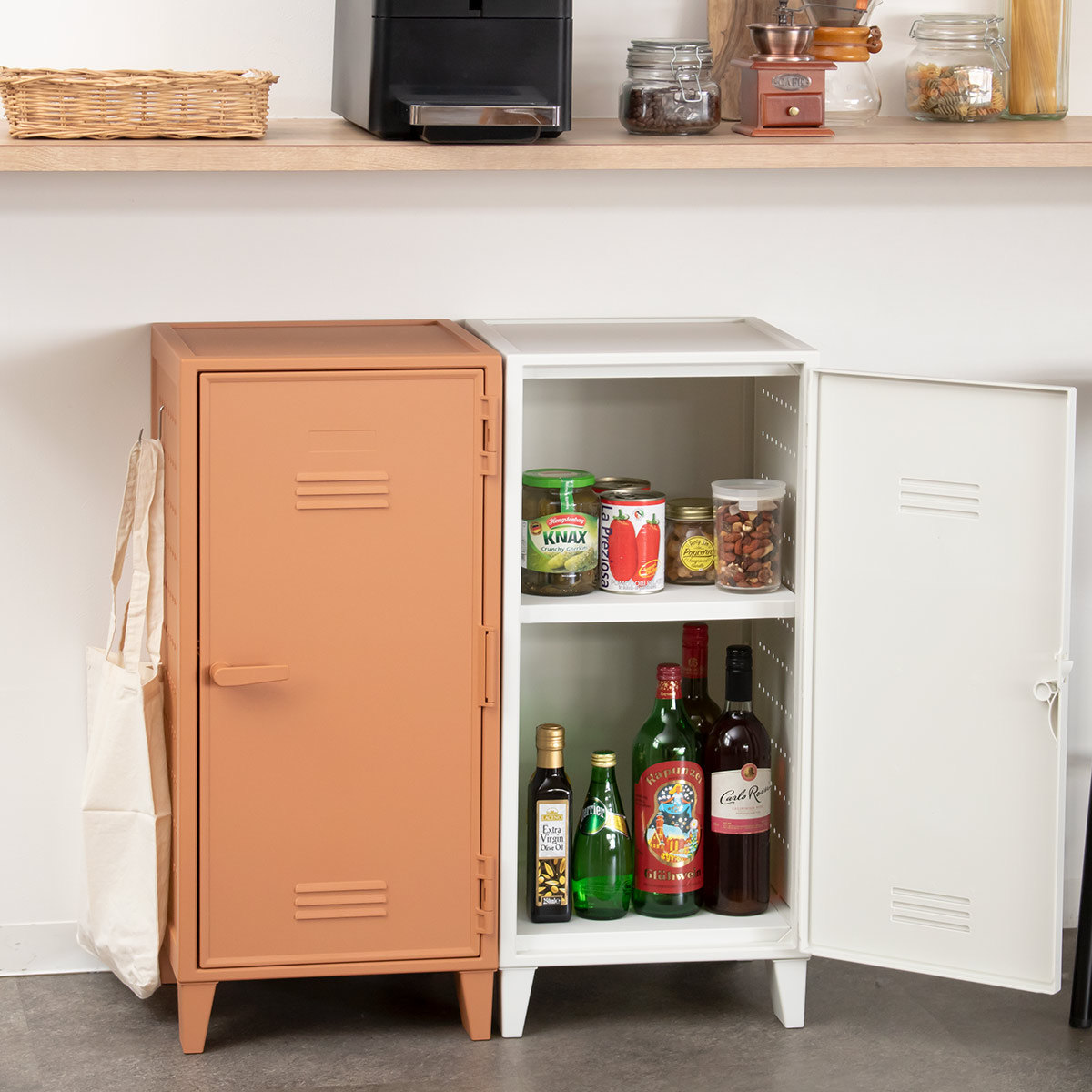 楽天市場】キャビネット VAZZO 2個セット 幅35.5×奥行35.5×高さ76.5cm