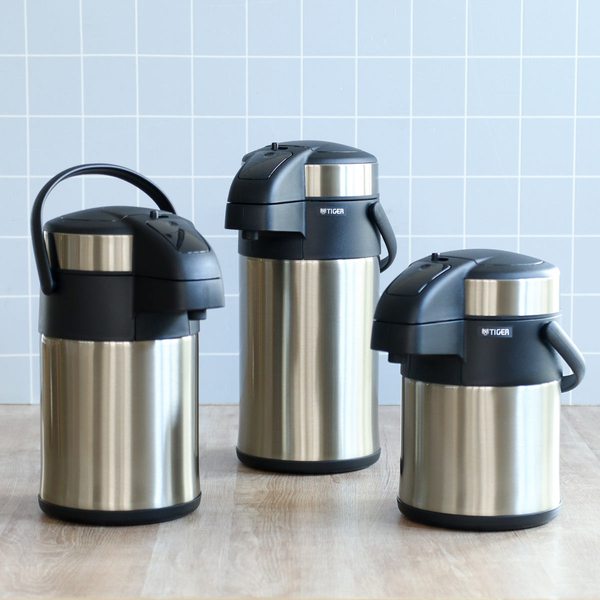 楽天市場】タイガー ステンレスポット 3L ステンレスエアポット 卓上