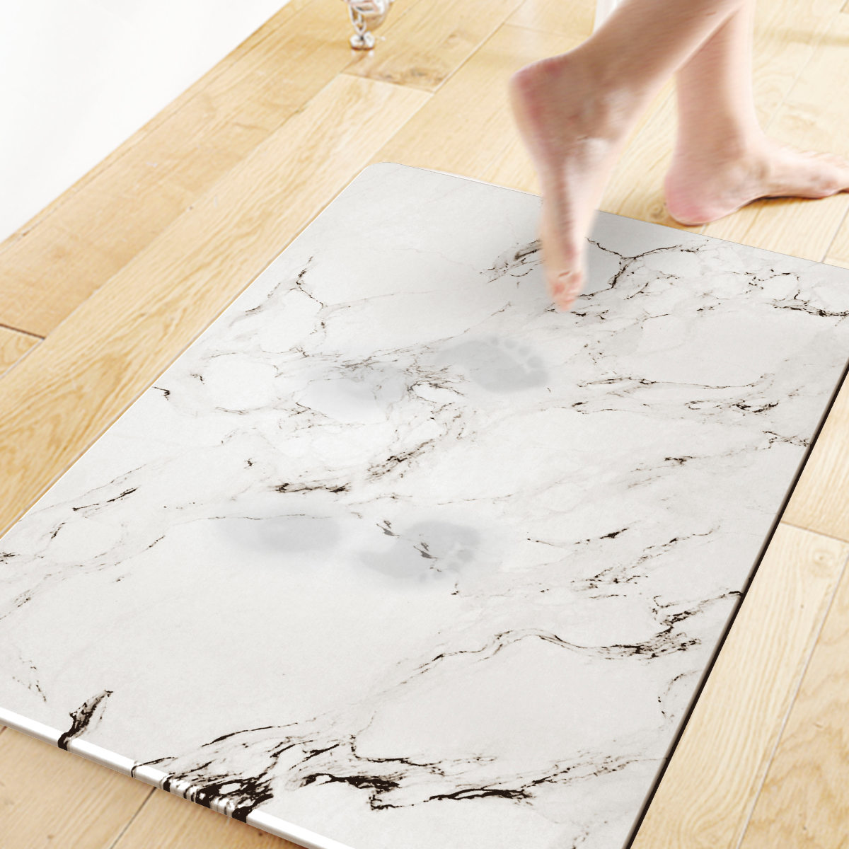 楽天市場】珪藻土バスマット さらっと快適足さら珪藻土バスマット