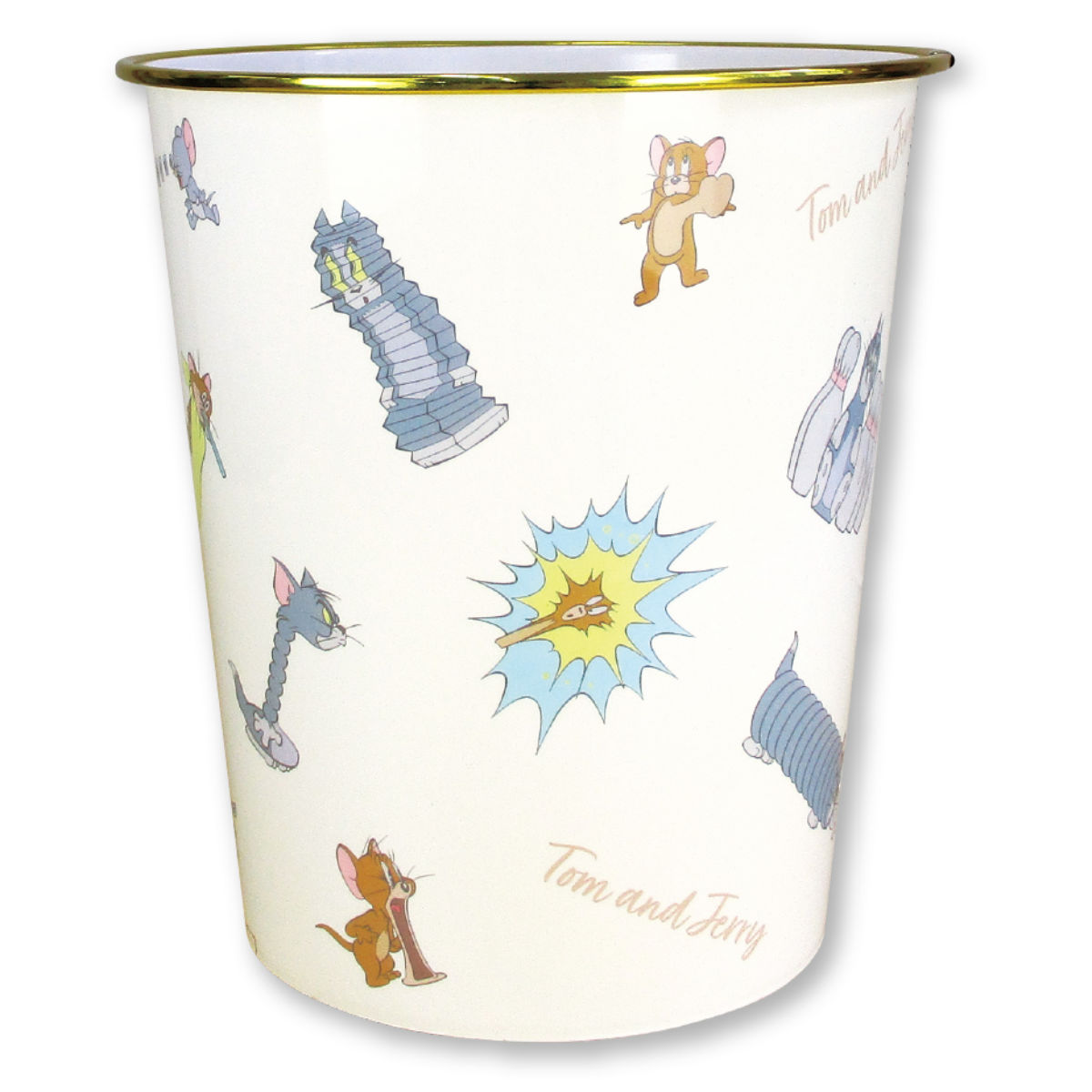 楽天市場】ゴミ箱 トムとジェリー ファニーアート2 高さ23.5cm