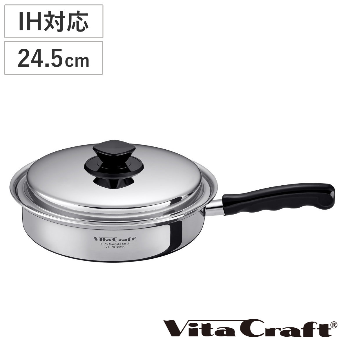 楽天市場】Vita Craft フライパン 24.5cm IH対応 Vシリーズ ステンレス