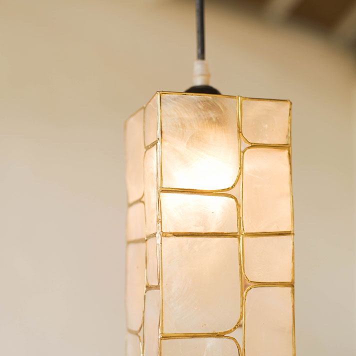 楽天市場】カピスシェル ペンダントライト カピス アジアン バリ