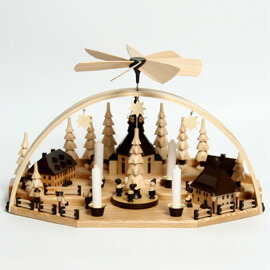 楽天市場】【xmas限定販売】 クリスマスピラミッド・ザイフェン村の