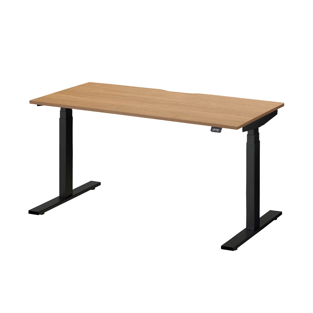 楽天市場】電動昇降デスク EL 幅134cm 奥行70cm 高さ60〜125cm