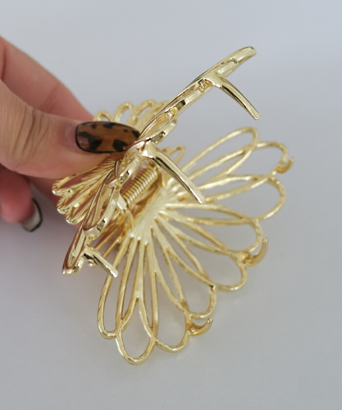 楽天市場】＼1000円ポッキリ／ メタルフラワーバンス ヘアアクセサリー