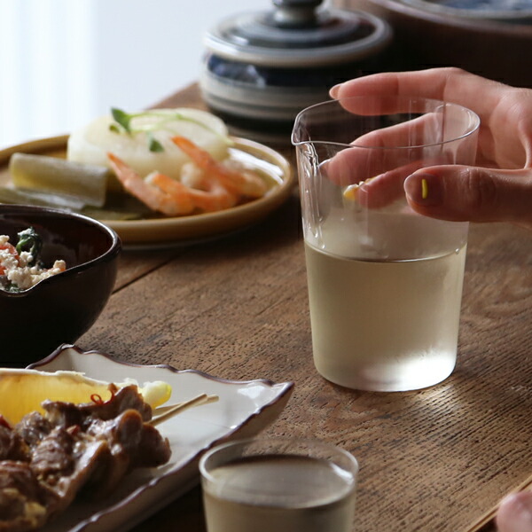 楽天市場】木村硝子店 カルタ カタクチ1合 265ml 片口 徳利 木村硝子