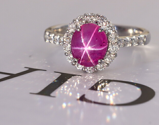 楽天市場】【スリランカ産】【スタールビー】2カラット超え！大きな星